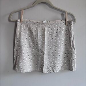 Vintage Beige Floral Women’s Skirt